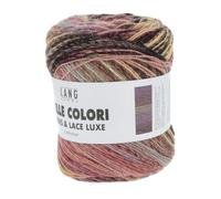 Lang Yarns Mille Colori Socks and LACE Luxe 859.0207 - Bunt dunkel