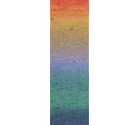 Lang Yarns MILLE COLORI SOCKS AND LACE LUXE 859.0208 - Blau/Grün/Rot
