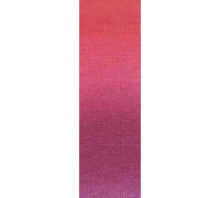 Lang Yarns MILLE COLORI SOCKS AND LACE LUXE 859.0217 - Rot/Dunkelrot/Flieder