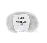 Mohair Luxe von LANG Yarns, Hellgrau-Meliert, aus Mohair