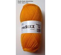 Lang Yarns NEU 150 g Super Soxx Superwash 6Ply gelb Fb.49