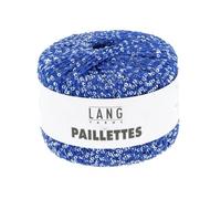 Lang Yarns Paillettes 39.0006 - blau/Silber