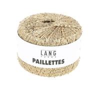 Lang Yarns Paillettes 39.0096 - hellbeige/grün