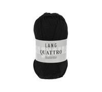 Lang Yarns Quattro 0004 schwarz