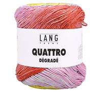 Lang Yarns Quattro Dégradé 1088.0012 - gelb/violett/türkis