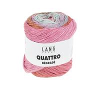 Lang Yarns Quattro Dégradé 1088.0015 - rosa/mint/orange