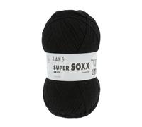 LANG YARNS Super Soxx 6-Fach/6-Ply - Farbe: Schwarz (0004) - 150 g / ca. 410 m Wolle