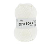 LANG YARNS Super Soxx 6-Fach/6-Ply - Farbe: Weiss (0001) - 150 g / ca. 410 m Wolle