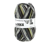 Lang Yarns - Super Soxx Color 4-fach 0396 petrol gelb 100 g