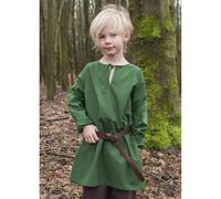 Langärmelige Mittelalter-Tunika / Leibhemd Arn für Kinder, grün,...