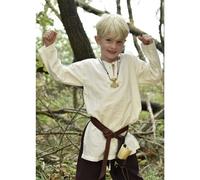Langärmelige Mittelalter-Tunika / Leibhemd Arn für Kinder, nature,...
