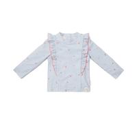 Langärmeliges Schwimmshirt Sunny Flowers Blue | Little Dutch - 86/92