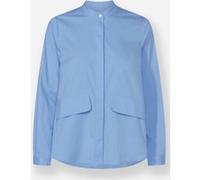Langarmbluse HEINE, Damen, Gr. 38, blau (himmelblau), 67% Baumwolle, 29% Polyester, 4% Elasthan, unifarben, Rundhals, Blusen (10729212-38) himmelblau