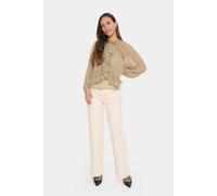 Langarm-Bluse JacelynSZ Lockere Passform beige L