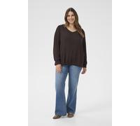 Langarm-Bluse KCtina Langarm-Bluse Regular fit dark brown EU 50 / UK 22