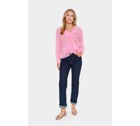Langarm-Bluse Lockere Passform Begonia Pink pink M