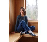 Karobluse CECIL, Damen, Gr. S (38), blau (urban dunkelblau), Stoff, 100% Viskose, kariert, klassisch normal, Rundhals, Bündchen, Blusen Karobluse, mit allover Print (97071043-S) urban dunkelblau