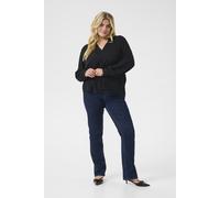 Langarm-Bluse Regular fit Black Deep EU 52 / UK 24