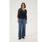 Langarm-Bluse Regular fit Black M