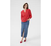 Langarm-Bluse Regular fit Hibiscus red EU 46 / UK 18