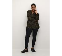 Langarm-Bluse Regular fit Major Brown_Black Leopard EU 48 / UK 20