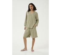 Langarm-Bluse Regular fit Oil Green EU 42 / UK 14