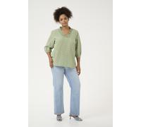 Langarm-Bluse Regular fit Oil Green EU 54 / UK 26