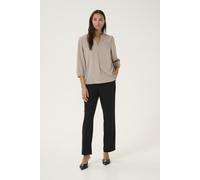 Langarmbluse KAFFE "Langarm-Bluse KAkatja", Damen, Gr. 44, grau (steeple gray), Obermaterial: 100% Polyester PES., Blusen (89447905-44) steeple gray