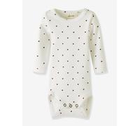 Langarm-Body Mädchen Baby Lil' Atelier BABY Herzen wollweiß Gr. 80