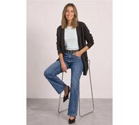 Langarm Cardigan mit aufgesetzten Taschen
