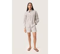 Langarm - Hemd Gerade Passform Brown and White Stripe brown white XL