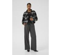 Hemdbluse KAFFE "Langarm-Hemd KAlily", Damen, Gr. 44, schwarz (schwarz, weiß check), Obermaterial: 100% Polyester PES., Blusen Hemdbluse (13828661-44) schwarz, weiß check