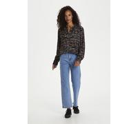 Langarm - Hemd Regular fit Black Irregular Lines black EU 42 / UK 14