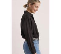 Langarm Hemdbluse mit Elastiksaum