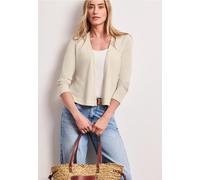 Street One Strickjacke Style Nette Damen Gr. 42 smoke beige 60% Viskose/40% Polyester offen