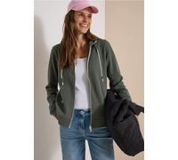 Langarm Jacke mit Kapuze und Struktur