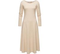 Langarm Jerseykleid "Appero Long" Beige Melange XS