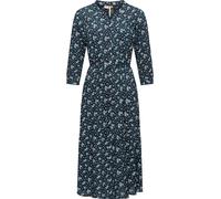Langarm-Kleid im Blumenmuster "Meve" Navy L