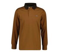 Langarm-Polo aus Cordstoff Gant Rugger Marron M