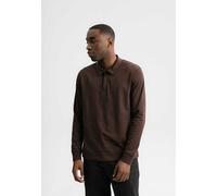 Langarm Polo Shirt DIVIT | von MELA | Fairtrade & GOTS zertifiziert DUNKELBRAUN L