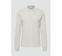 Langarm-Poloshirt aus Baumwoll-Piqué mit Bündchen XL creme 2170160.9000.XL