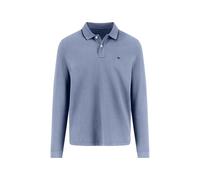 Langarm-Poloshirt aus Baumwolle mit Kontrastkragen new breeze / L