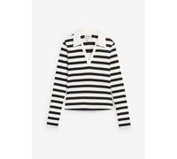 Langarm-Poloshirt aus Rippe 52/54 (XXL)