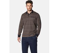 Langarm-Poloshirt BABISTA "Langarm-Poloshirt ALRENTI", Herren, Gr. M, braun (hellbraun melange), Obermaterial: 62% Baumwolle CO. 38% Polyester COOLMAX PES(Coolmax)., Shirts (48840918-M) hellbraun mela