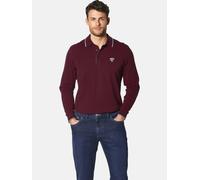 Langarm-Poloshirt BABISTA "Langarm-Poloshirt MILANVETZO", Damen, Gr. 50, rot (dunkelrot), Obermaterial: 100% Baumwolle CO., Shirts (25927165-50) dunkelrot