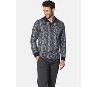 Langarm-Poloshirt BABISTA "Langarm-Poloshirt PIETASTO", Herren, Gr. XL, grau (grau gemustert), Obermaterial: 100% Baumwolle CO., regular fit normal, ohne Ausschnitt, Shirts (35508206-XL) grau gemuster