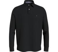 Langarm-Poloshirt "BT-1985 REGULAR LS POLO-B", Herren, Gr. 3XL, schwarz, Jersey, Obermaterial: 96% Baumwolle, 4% Elasthan, TOMMY HILFIGER BIG & TALL, Shirts, in Großen Größen (40188339-XXXL) schwarz