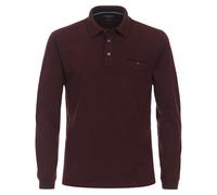 Venti CASAMODA Herren Polo-Shirt Langarm Uni L rot