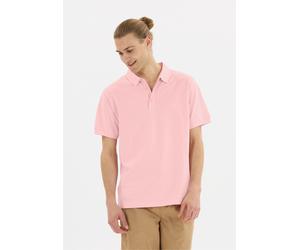 Langarm-Poloshirt CRUZ "Harrold M", Herren, Gr. XL, rosa, 96% Baumwolle, 4% Elasthan, unifarben, normal, ohne Ausschnitt, Shirts, im klassischen und vielseitigen Look (27703066-XL) rosa