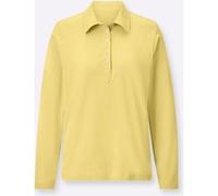 Langarm-Poloshirt gelb 36
